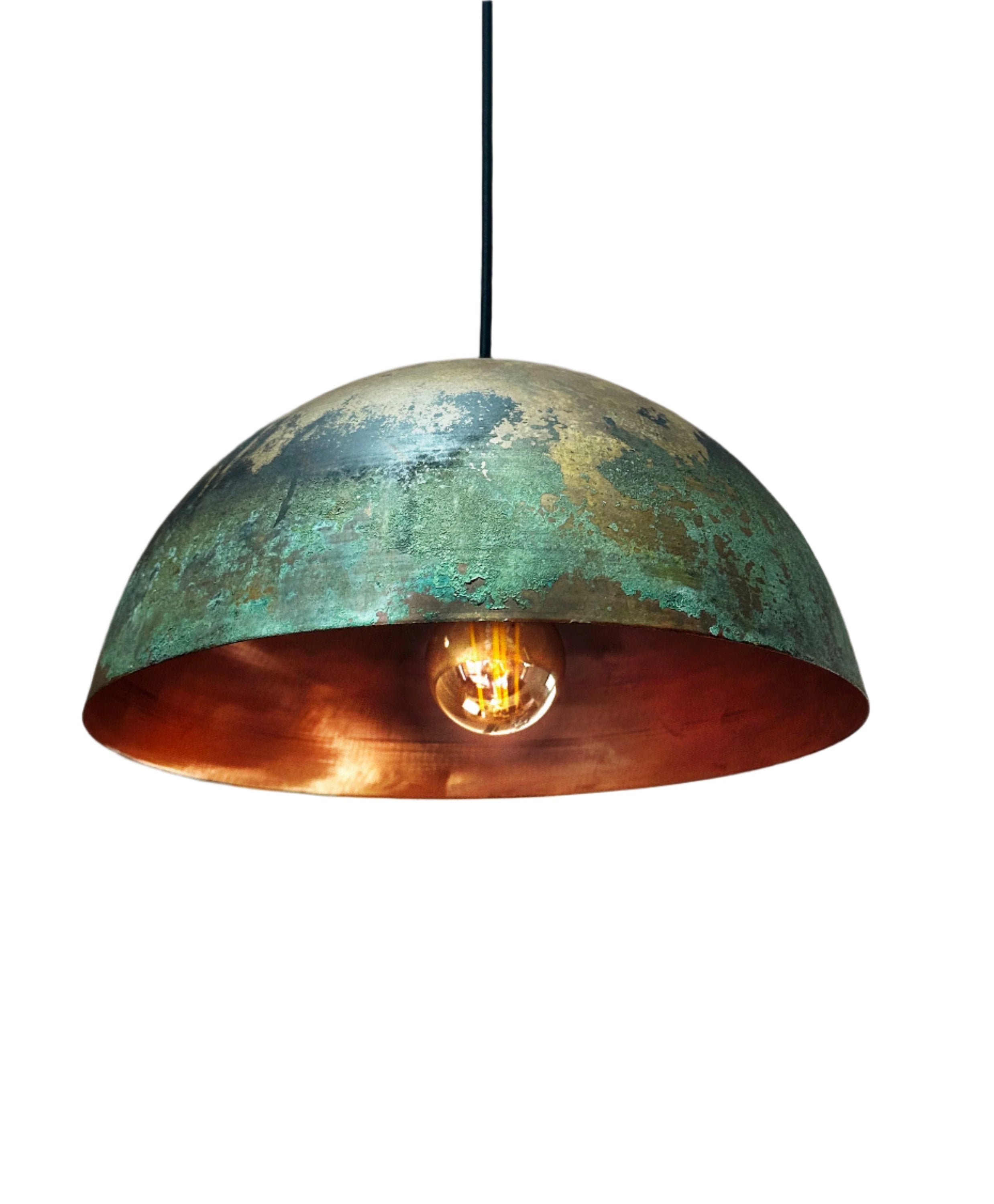 Handcrafted Copper Island Kitchen Lighting And Dome Pendant Light Copperkesh 7921