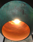 Oxidized Copper Pendant Light ,Handmade Copper Farmhouse Lighting