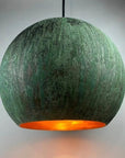 Oxidized Copper Pendant Light ,Handmade Copper Farmhouse Lighting