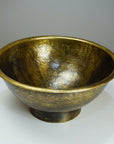 Rustic Brass Vessel sink for Bathroom, Hammered Antique Brass Wash Basin