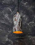 Rustic Patina Copper Pendant Light -Handcrafted Copper Ceiling Lamp