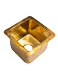 brass undermount bar sink
