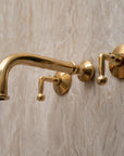 lever handles wall mount faucet
