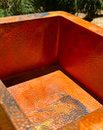 Copper Single Bowl Farmhouse Kitchen Sink