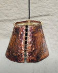 Handcrafted Copper Farmhouse Lighting.  Hanging Ceiling Light Perfect for Kitchen or Bathroom.