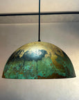 Handcrafted Copper Island Kitchen Lighting, Copper Dome Pendant Light Fixture