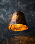 Handcrafted Copper Farmhouse Lighting.  Hanging Ceiling Light Perfect for Kitchen or Bathroom.