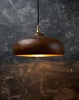 Vintage Rustic Patina Copper Pendant Light - Kitchen Island Ceiling Lamp